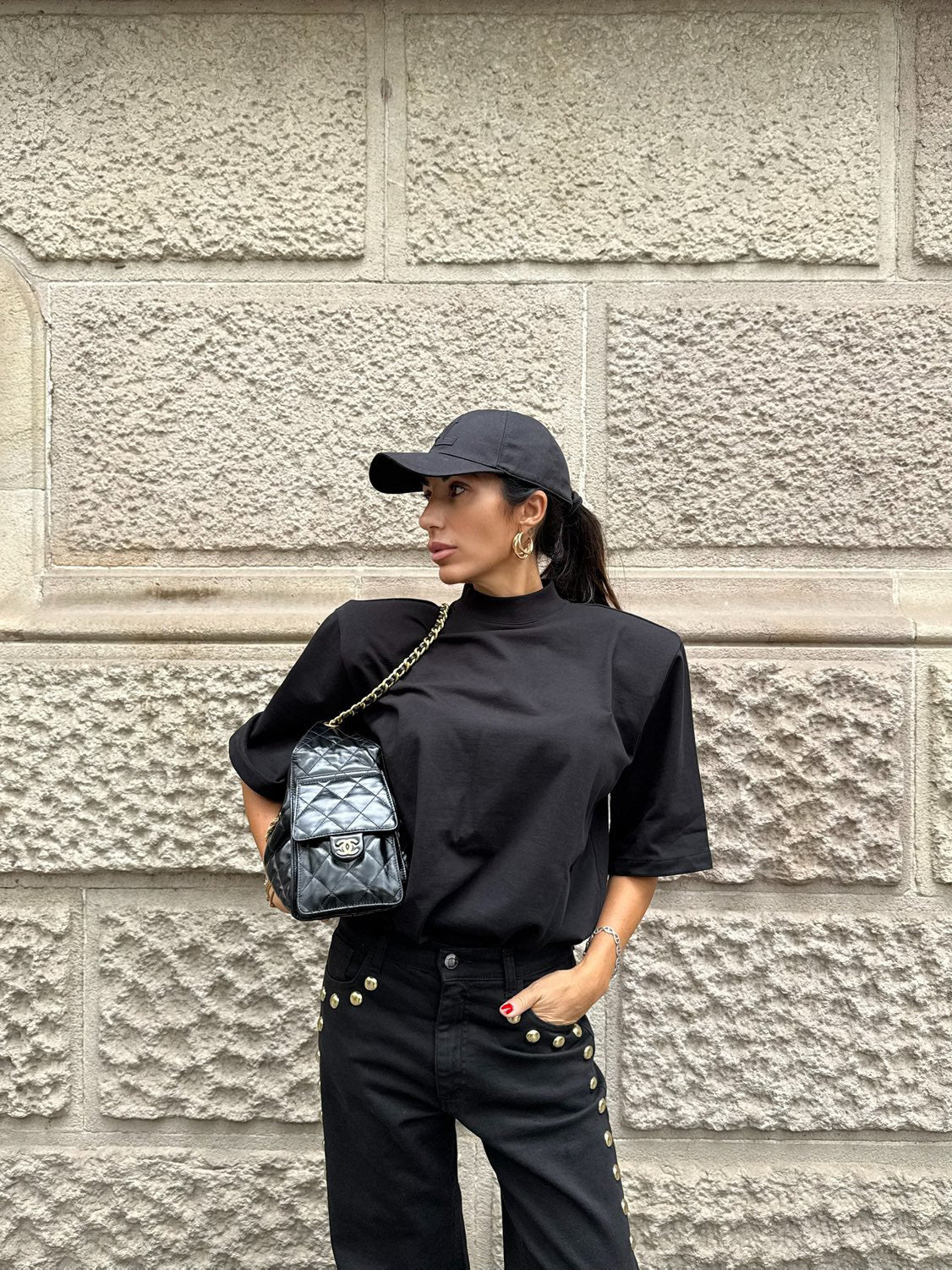 T-shirt Gèsier BASIC con spallina strutturata