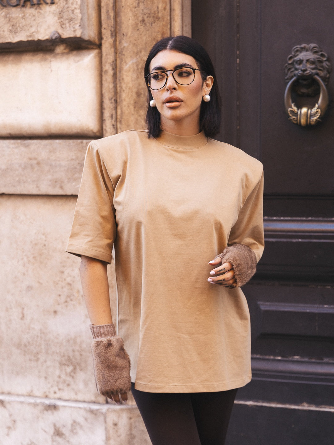 T-shirt Gèsier BASIC con spallina strutturata